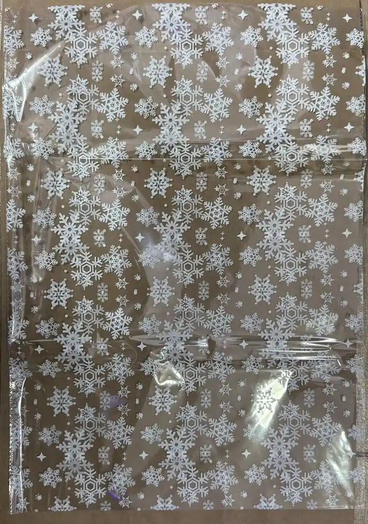 Bolsa Celofan Navideña 35x50 X 50 Unidades