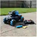 Tanque Todoterreno 360° Control Remoto Lanzador Bolitas Hidrogel Con Luz Led Efecto Humo