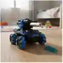 Tanque Todoterreno 360° Control Remoto Lanzador Bolitas Hidrogel Con Luz Led Efecto Humo
