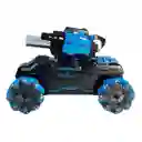 Tanque Todoterreno 360° Control Remoto Lanzador Bolitas Hidrogel Con Luz Led Efecto Humo