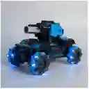 Tanque Todoterreno 360° Control Remoto Lanzador Bolitas Hidrogel Con Luz Led Efecto Humo