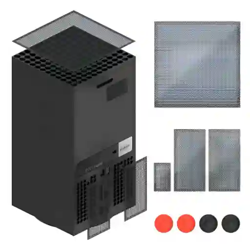 Filtro Cubierta Antipolvo Xbox Series X Negro