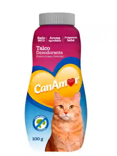 Talco Desodorante Canamor Para Gatos 100g