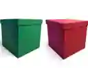 Cajas Cuadradas 21x21 Carton Piedra Tapa Separada