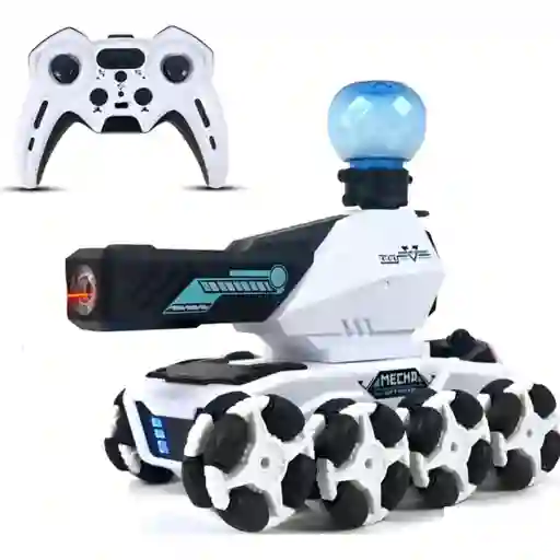 Robot Dog Carro Tanque 360 Dispara Hidrogel Luz Láser Sonido