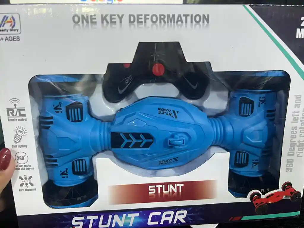 Carro De Juguete Acrobático Con Control Remoto