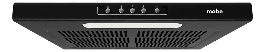 Campana De Pared 60 Cm Negra Mabe Cm6035nv0 Color Negro