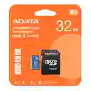 Memoria Micro Sd 32gb Adata Clase 10 Ausdh32gu