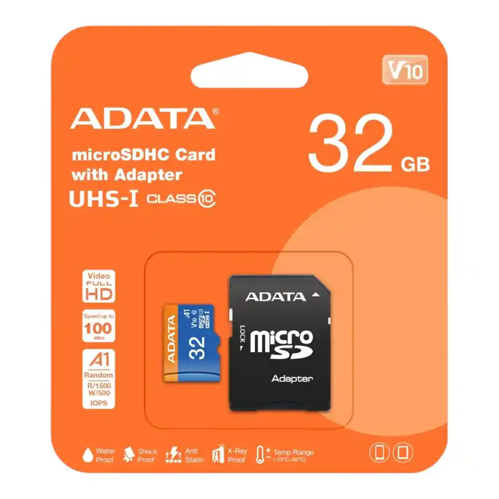 Memoria Micro Sd 32gb Adata Clase 10 Ausdh32gu