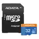 Memoria Micro Sd 32gb Adata Clase 10 Ausdh32gu