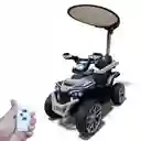 Carro Montable Bebe Paseador Musical Juguete Control 1-6 Años Electrico Ref. 921a605 Llanta En Goma Gris