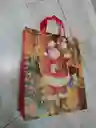 Bolsa De Regalo Navidad Papa Noel En Sala De Casa Mediana 32 Cm X 25 Cm
