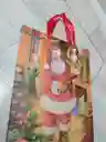 Bolsa De Regalo Navidad Papa Noel En Sala De Casa Mediana 32 Cm X 25 Cm