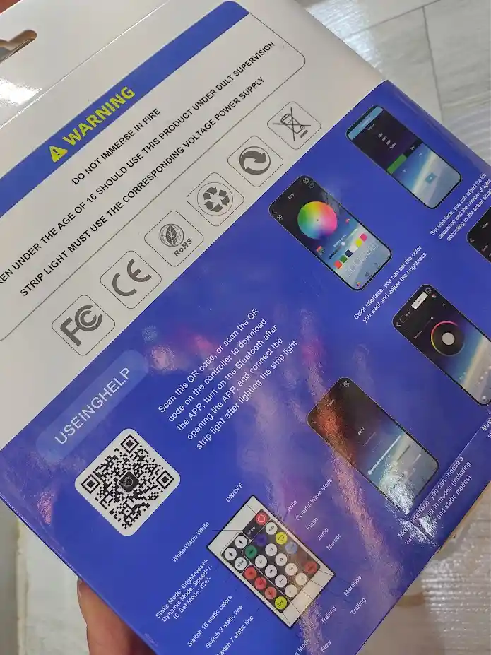 Tira De Luz Led Neon Flex 5 Metros Rgb Gruesa Alta Calidad Compatible Con Celular