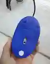 Mouse Con Cable De Color Azul Oscuro Optico