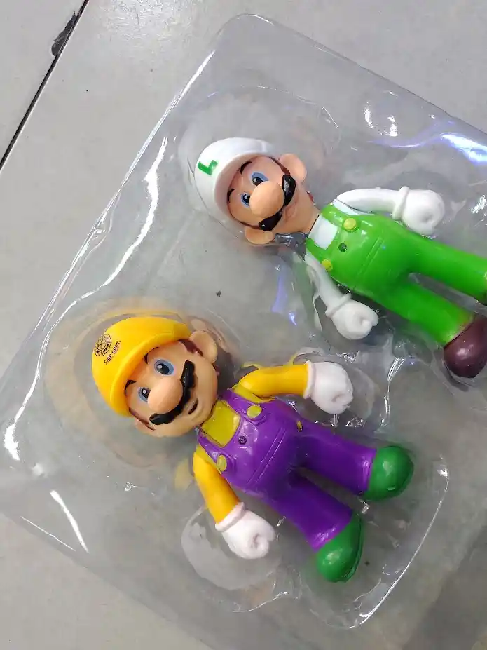 Muñecos Figuras De Mario Bros Y Luigi Super Mario 3d World Mario Traje Morado