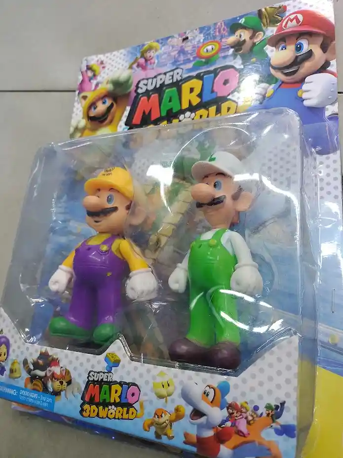 Muñecos Figuras De Mario Bros Y Luigi Super Mario 3d World Mario Traje Morado