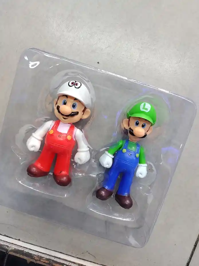 Muñecos Figuras De Mario Bros Y Luigi Super Mario 3d World Mario Traje Rojo