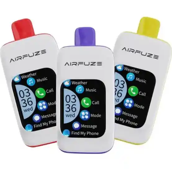 Vaper Airfuze 30 Mil Puff Sabor A Frambuesa