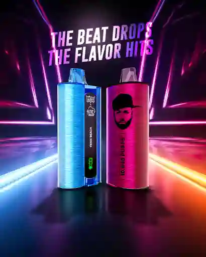 Vaper De Nicky Jam 10000 Puff Sabores Surtidos Sandia Fresa Y Frambuesa