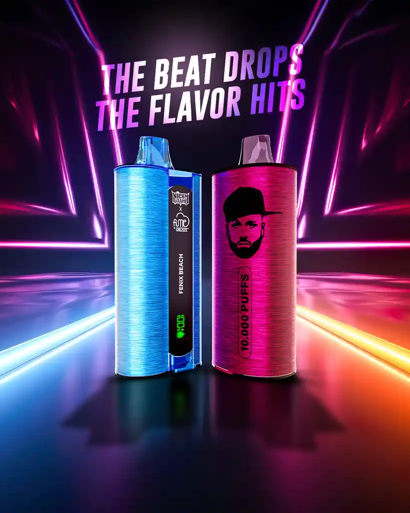 Vaper De Nicky Jam 10000 Puff Sabores Surtidos Sandia Fresa Y Frambuesa