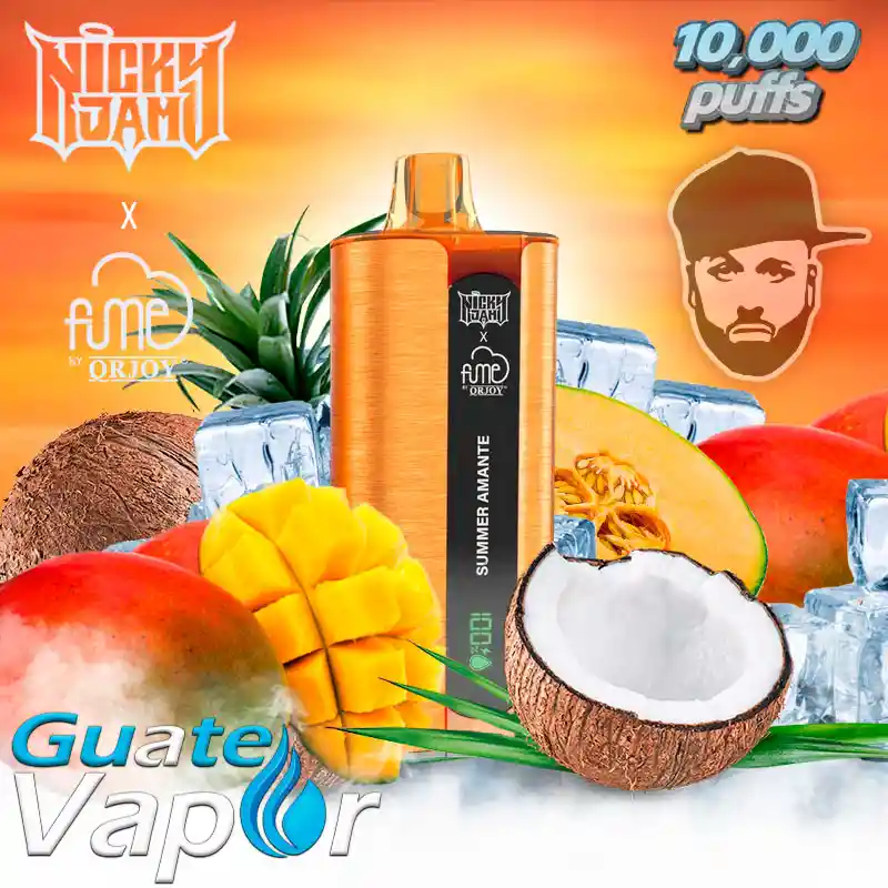 Vaper Nicky Jam 10000 Puff Sabores Surtidos