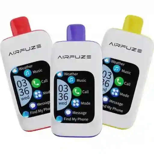 Vaper Airfuze 30000 Puff Tactil Llama Y Habla Mensajes Gps Y Mas Sabores Surtidos