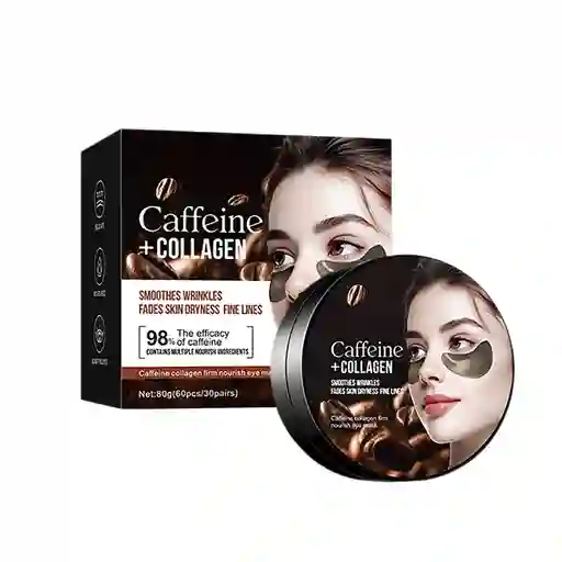 Parches De Cafeína + Colágeno Para Ojos (60 Piezas)