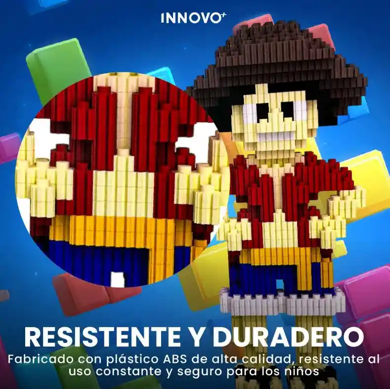 Set De Construcción Genuine Innovo Armable One Piece 1580 Piezas En Caja