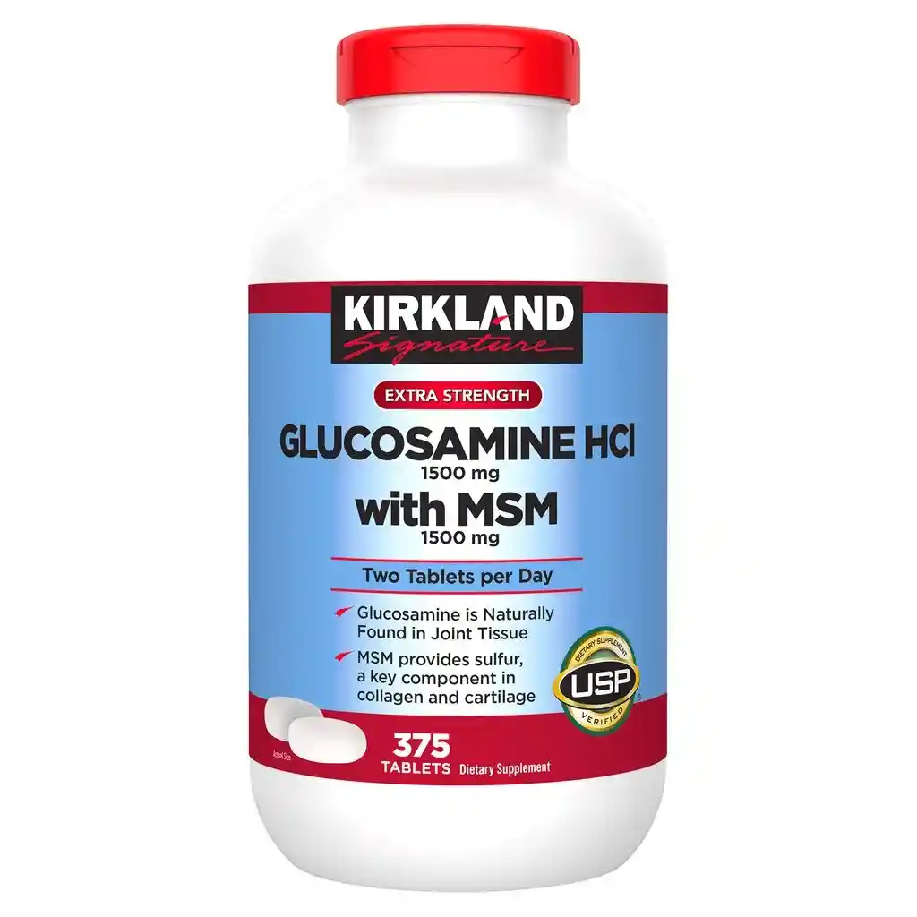 Glucosamine Hci Con Msm 375 Tabletas Importadas Usa Marca Kirkland