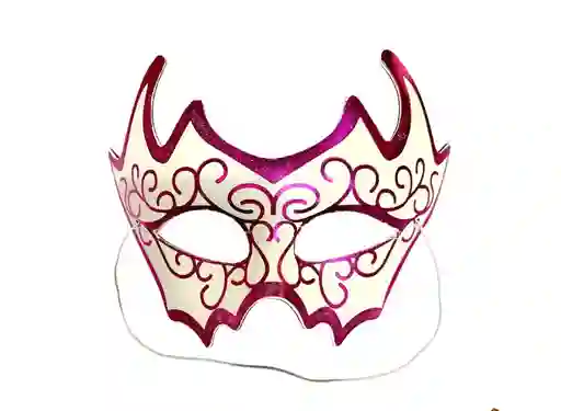 Antifaz Detalles Metalizados Hora Loca, Halloween, Carnaval Ref 2909-02