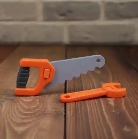 Juego De Herramientas Tipo Morral Puesto De Trabajo / 2 En 1 Juguete Niños.