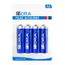 Pack 40 Pilas Baterías Alcalinas 1hora Doble Aa Lr03 1.5v