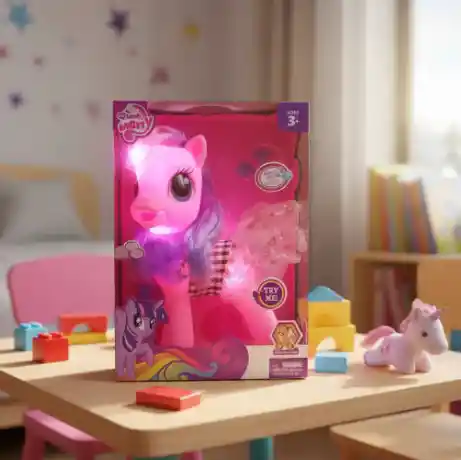 Pony Musical Con Luz Y Sonido.