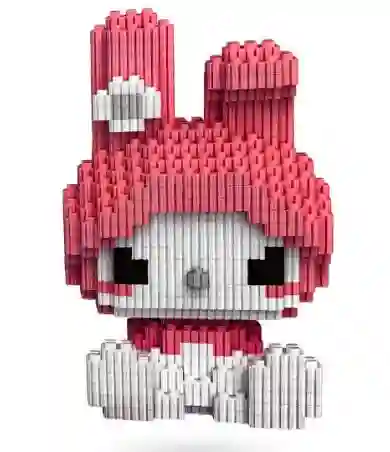 Muñeca Armable Bloques My Melody 1580 Piezas Bloques Mini 1580