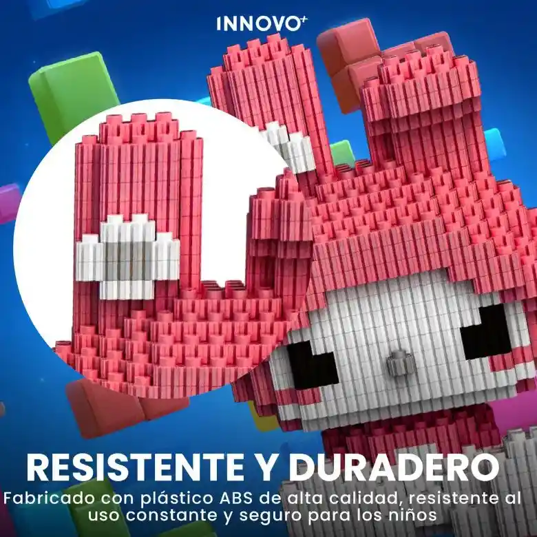 Muñeca Armable Bloques My Melody 1580 Piezas Bloques Mini 1580