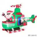 Inflable Helipcotero Navideño