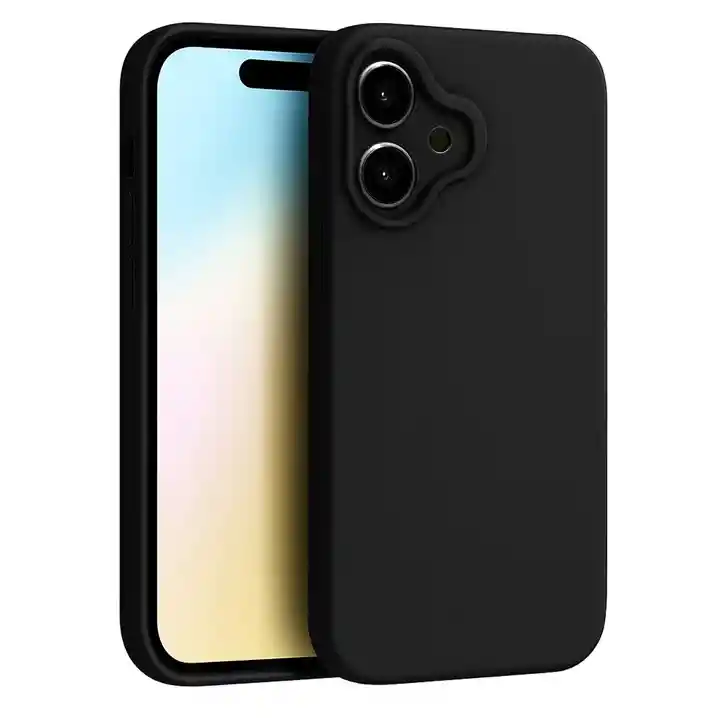 Silicon Case Iphone 16 Negro