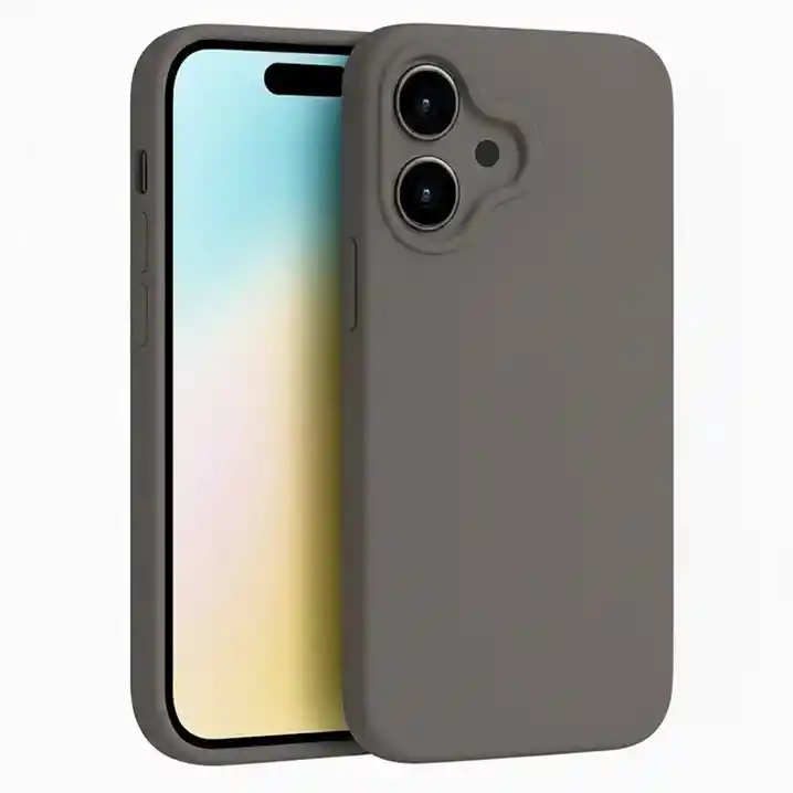Silicon Case Iphone 16 Gris