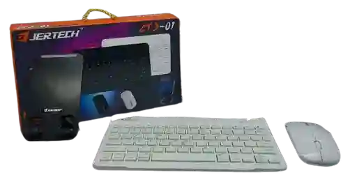 Combo 3 En 1 Teclado Inalambrico + Usb Mouse + Soporte De Tablet O Celular