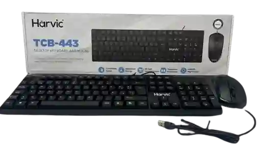 Teclado + Mouse Harvic Tcb 443