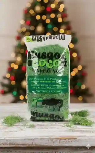 Musgo De Coco Navideño Verde Para Pesebre – Fibra De Coco Natural