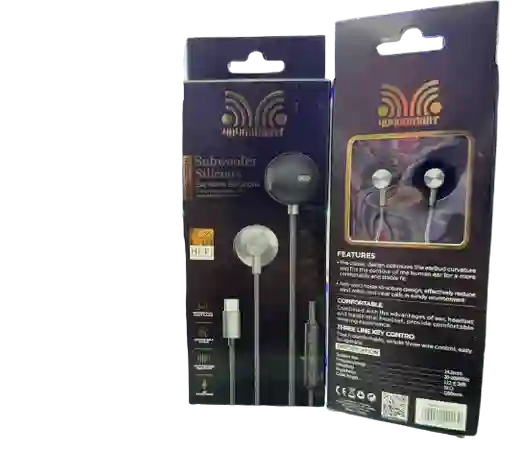 Audífonos In-ear Manos Libres Alámbrico Tipo C De Alta Calidad