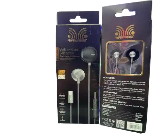 Audífonos In-ear Manos Libres Alámbrico Tipo C De Alta Calidad