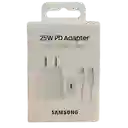 Cargador Samsung Tipo C 25w Super Carga Generico Blanco