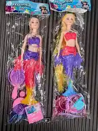 Muñeca Sirena Luz Y Sonido