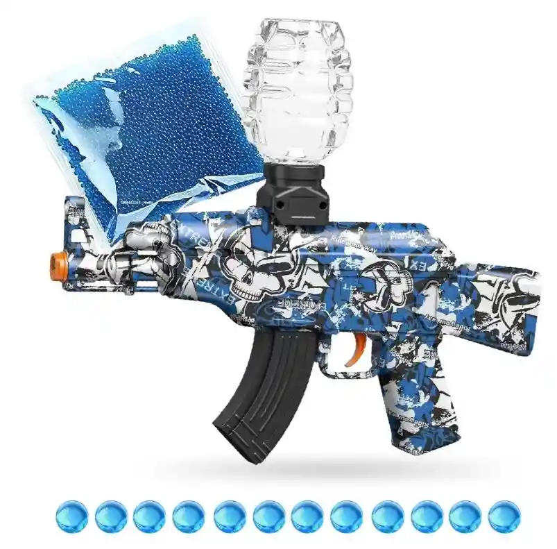 Rifle Mini Ak-47 Hidrogel Automático Pistola + 50.000 Orviz