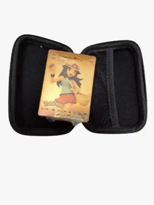 Tarjetero Pokemon Estuche + Tarjetas De Pokémon 45 Cartas