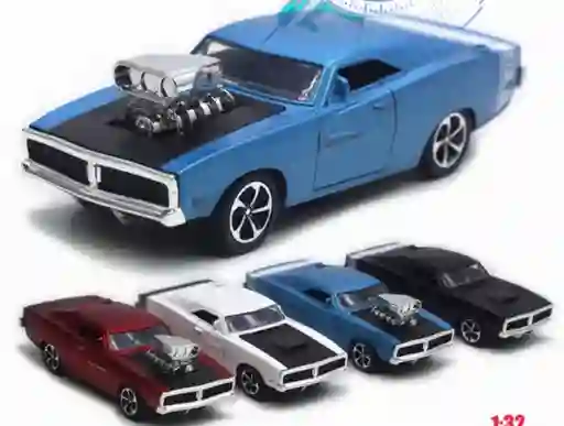 Coche Metálico Infantil Ford Mustang Shelby Gt500 Autoprom 6610 A Escala 1:32