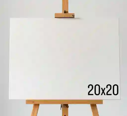 Lienzo Bastidor Profesional Para Pintar 20x20 3cm